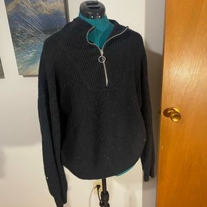Black quarter zip